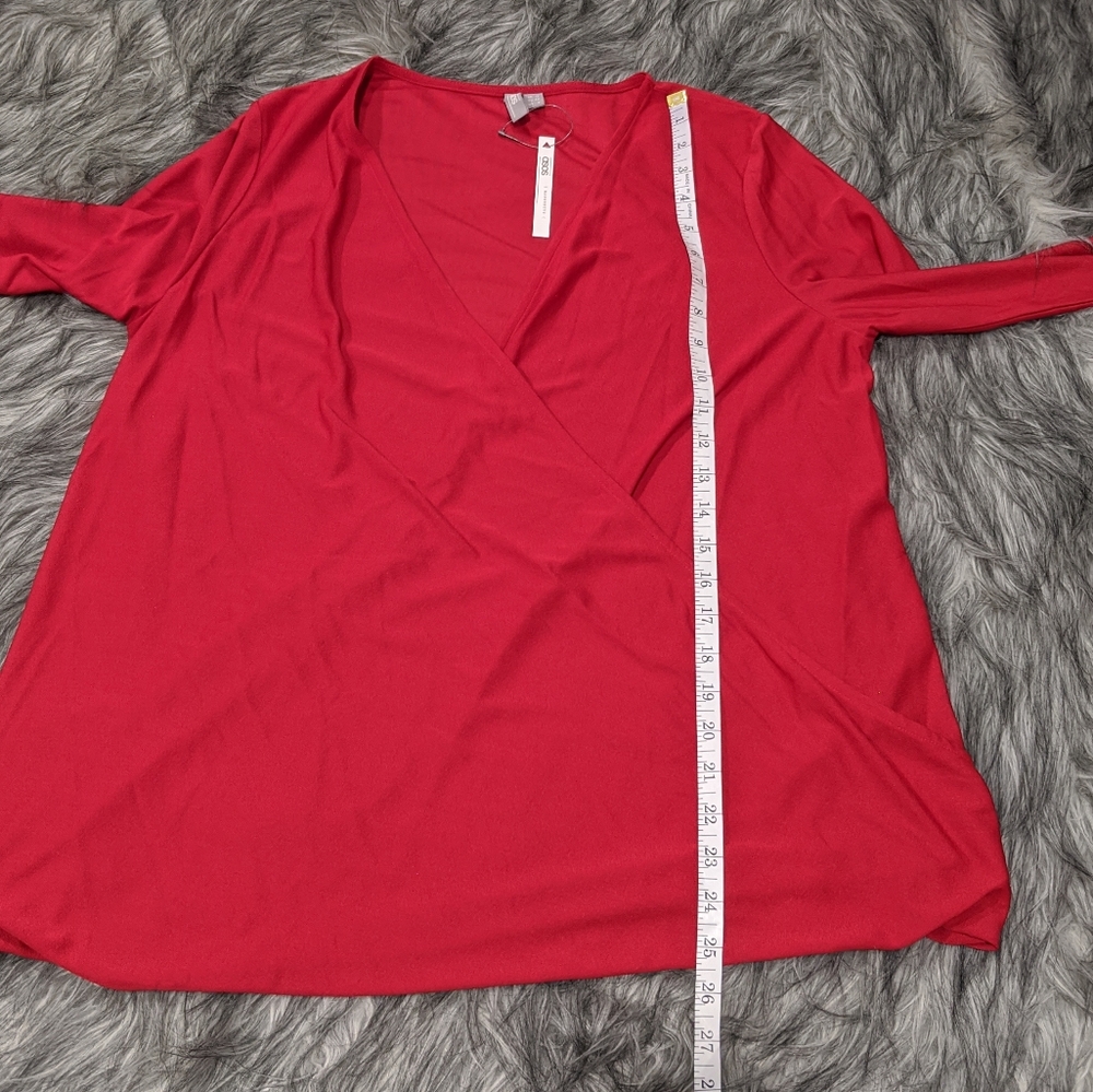 🌷SOLD🌷Asos maternity surplice blouse - Picture 6 of 7